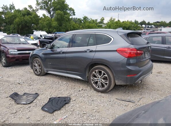 WBXHT3Z35H4A52212 2017 BMW X1 Gray Задня ліва чверть