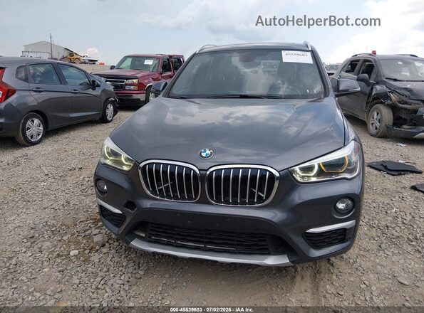 WBXHT3Z35H4A52212 2017 BMW X1 Gray Вид щитка приладів