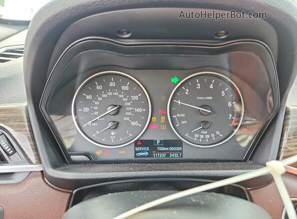 WBXHT3Z39H4A57946 2017 BMW X1 Silver Вид щитка приладів