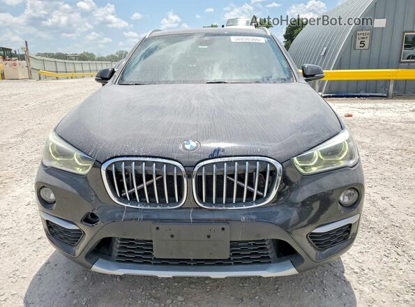 WBXHT3Z3XH4A55073 2017 BMW X1 Black Դիմացի տեսք