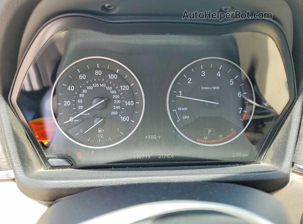 WBXHT3Z3XH4A55073 2017 BMW X1 Black Սարքավորումների վահանակի տեսք