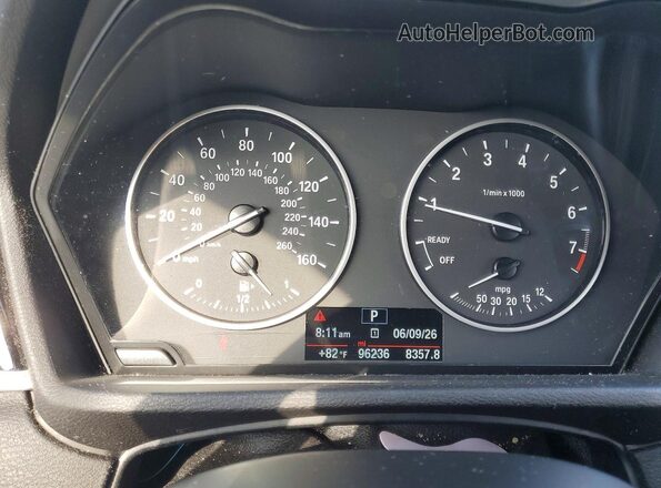 WBXHU7C30H5H34986 2017 BMW X1 Silver ხელსაწყოთა პანელის ხედი