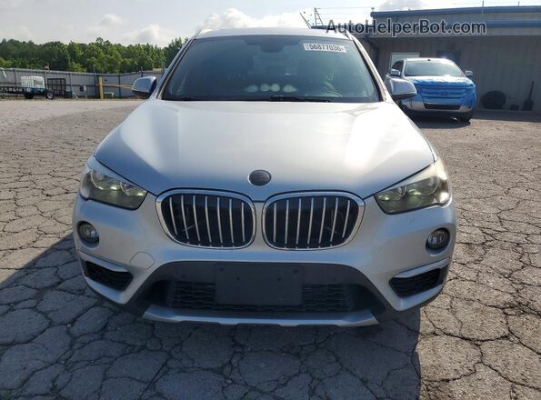 WBXHU7C30H5H34986 2017 BMW X1 Silver წინა ხედი