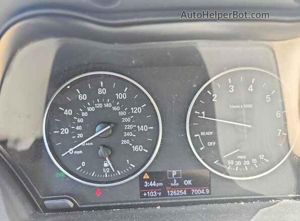 WBXHU7C30HP924546 2017 BMW X1 White Vista del cuadro de instrumentos
