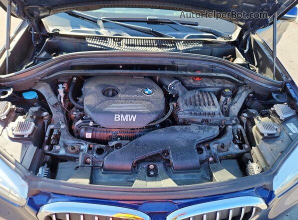 WBXHU7C34H5H37583 2017 BMW X1 Blue Widok komory silnika
