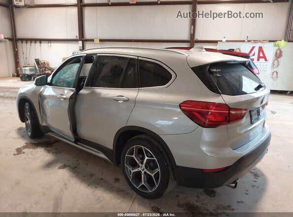 WBXHU7C37J5H42489 2018 BMW X1 Silver Задня ліва чверть