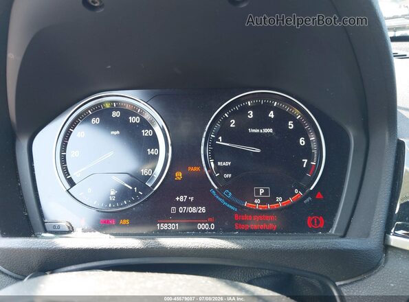 WBXHU7C38J5L06571 2018 BMW X1 Gray Հետևի նստատեղերի տեսք