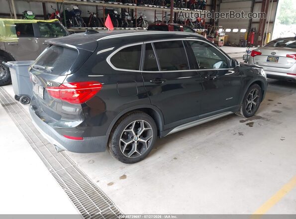 WBXHU7C39J5H43448 2018 BMW X1 Black Задня права чверть