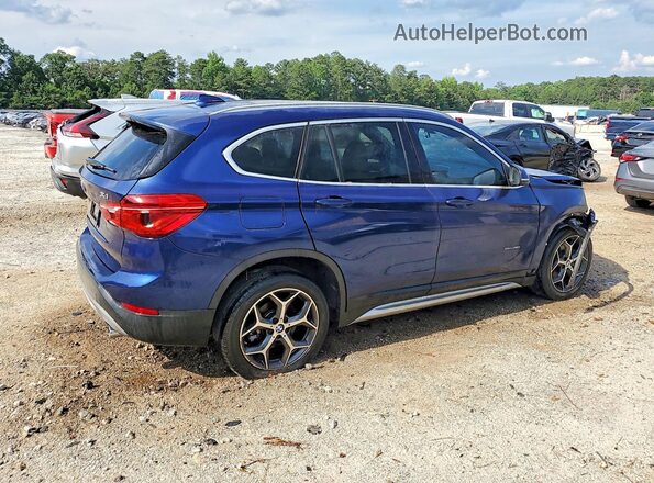 WBXHU7C39J5H45281 2018 BMW X1 Blue Trasero derecho