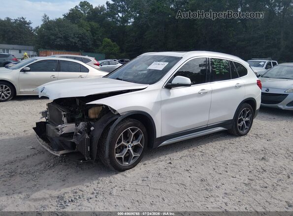 WBXHU7C50K3H45362 2019 BMW X1 Белый Передняя левая четверть
