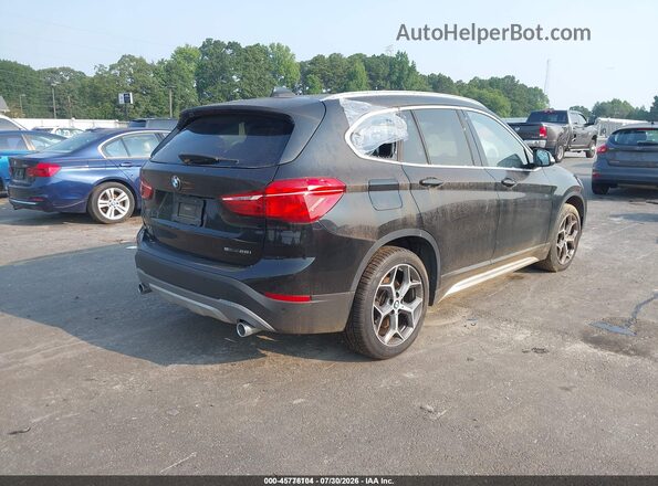 WBXHU7C52K5L10974 2019 BMW X1 Black Հետևի աջ
