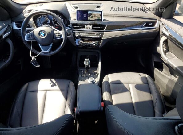 WBXJG7C01M3M74177 2021 BMW X1 Gray Dashboard view