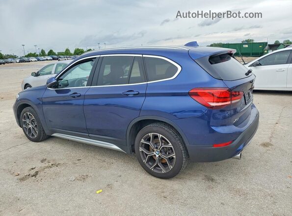 WBXJG7C04L5R28778 2020 BMW X1 Blue უკანა მარცხენა