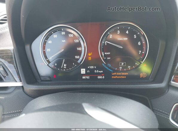WBXJG7C07M5T66022 2021 BMW X1 Silver Vista de los asientos traseros