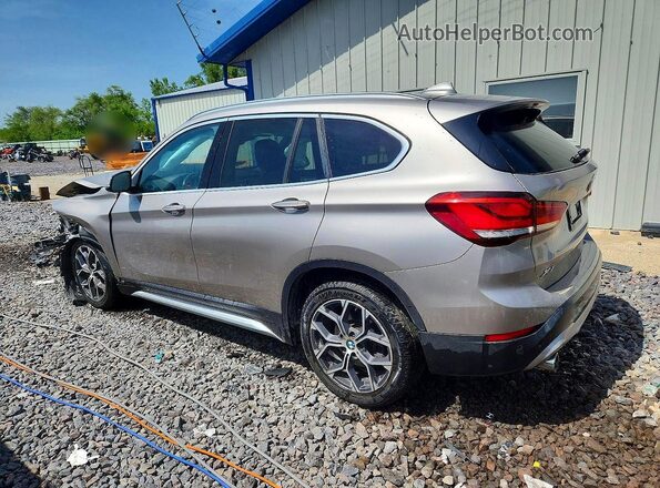 WBXJG7C08M5U37633 2021 BMW X1 Beige Tył lewy