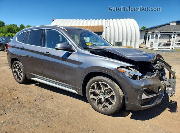 WBXJG9C01L5P40196 2020 BMW X1 Gray Przód prawy