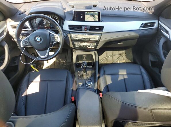 WBXJG9C01M5S29430 2021 BMW X1 Gray Dashboard view
