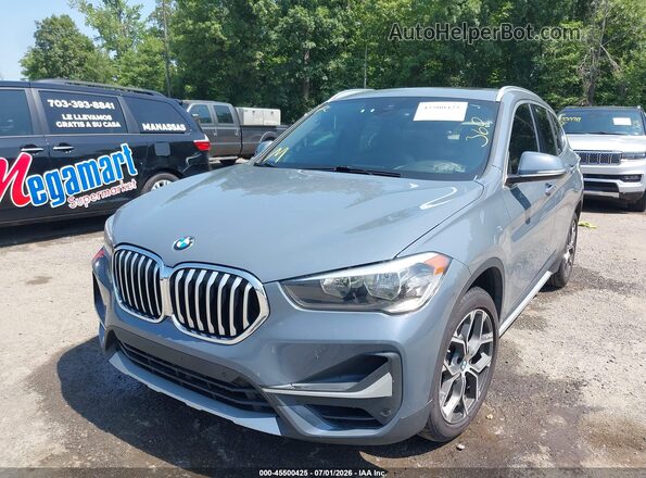 WBXJG9C01M5T62270 2021 BMW X1 Light Blue Vista frontal