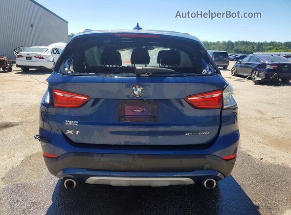 WBXJG9C05M5S54931 2021 BMW X1 Blue Widok z tyłu
