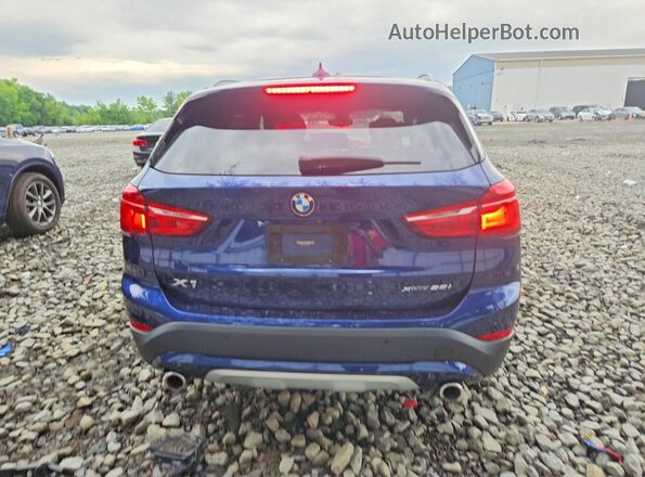 WBXJG9C06L5P62713 2020 BMW X1 Blue უკანა ხედი