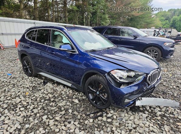 WBXJG9C06L5P62713 2020 BMW X1 Blue წინა მარჯვენა
