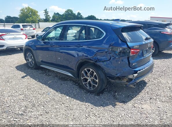 WBXJG9C06M5S10002 2021 BMW X1 Blue უკანა მარცხენა