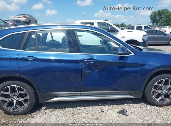 WBXJG9C06M5S10002 2021 BMW X1 Blue უკანა სალონის ხედი