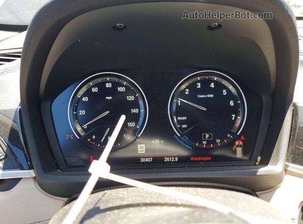 WBXJG9C07L5P85501 2020 BMW X1 Brown Սարքավորումների վահանակի տեսք