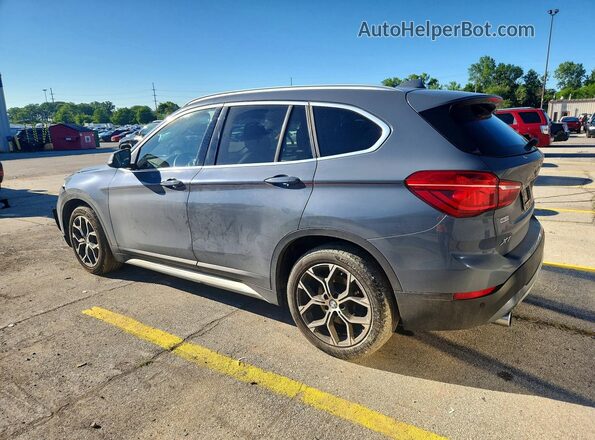 WBXJG9C07M3M76687 2021 BMW X1 Серый Задняя левая четверть