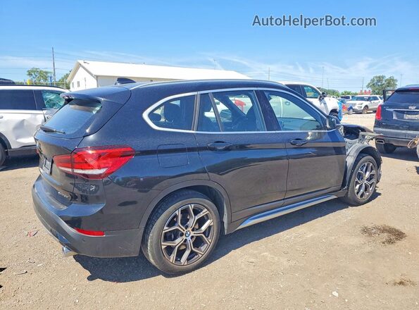 WBXJG9C07M5S14186 2021 BMW X1 Black Задня права чверть