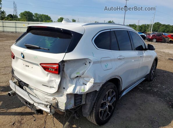 WBXJG9C07M5S73660 2021 BMW X1 Белый Задняя правая четверть