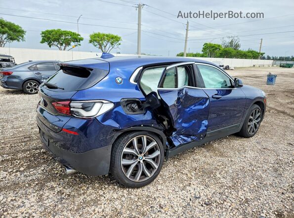 WBXYH9C02L5P54880 2020 BMW X2 Синий Задняя правая четверть