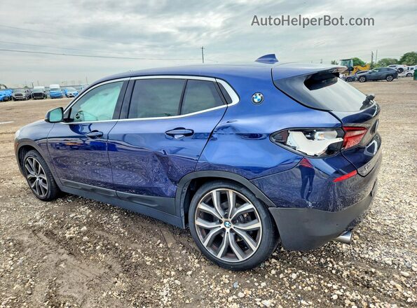 WBXYH9C02L5P54880 2020 BMW X2 Синий Задняя левая четверть
