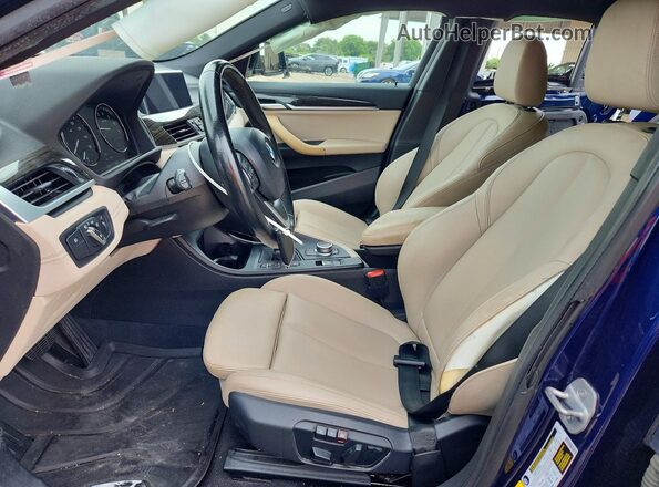 WBXYH9C02L5P54880 2020 BMW X2 Синий Вид салона спереди