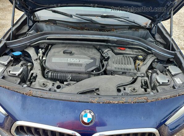 WBXYH9C02L5P54880 2020 BMW X2 Синий Вид задней части салона