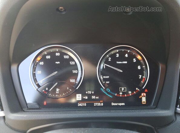 WBXYH9C08P5V33998 2023 BMW X2 Black Vista del cuadro de instrumentos