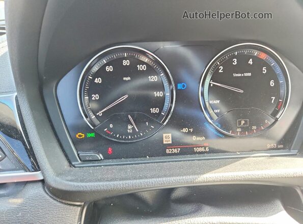 WBXYJ1C07M5S27280 2021 BMW X2 Black Вид щитка приладів
