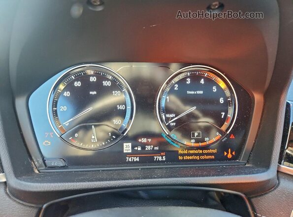 WBXYJ3C55KEP77422 2019 BMW X2 Черный Вид щитка приборов
