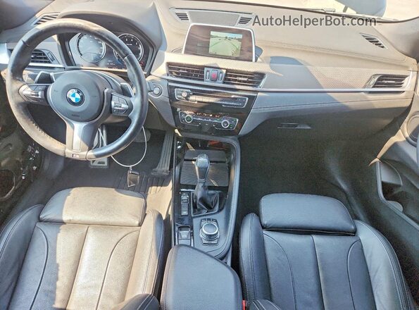 WBXYJ5C39JEF78448 2018 BMW X2 Black Առջևի վահանակի տեսք