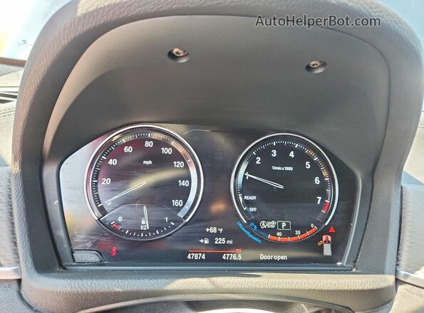 WBXYJ5C39JEF78448 2018 BMW X2 Black Սարքավորումների վահանակի տեսք