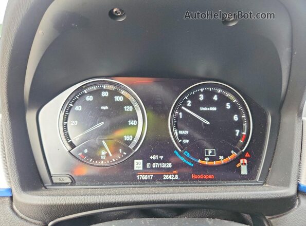 WBXYN1C57KEF29569 2019 BMW X2 Gray Սարքավորումների վահանակի տեսք