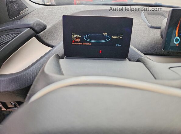 WBY1Z8C3XHV892480 2017 BMW I3 Blue Widok zestawu wskaźników