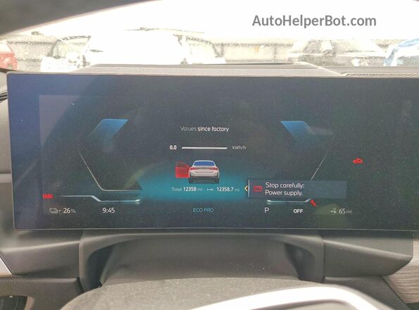 WBY23HD01SFU18462 2025 BMW I4 Белый Вид щитка приборов
