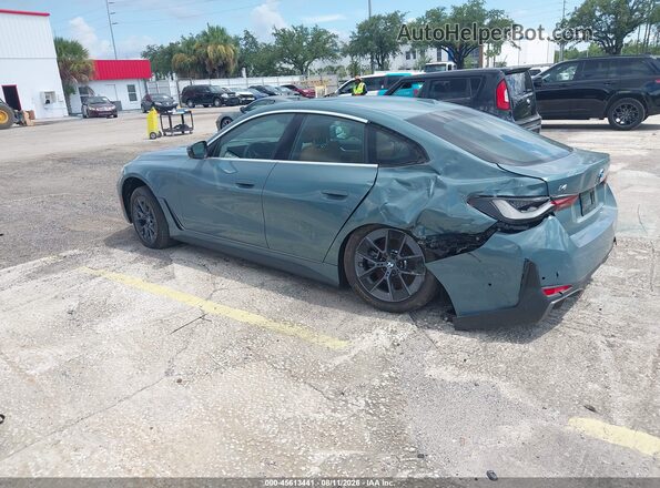 WBY23HD01SFU78144 2025 BMW I4 Бирюзовый Задняя левая четверть