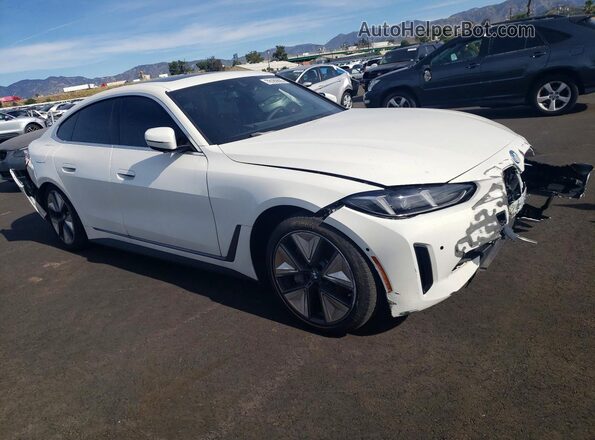 WBY23HD02SFU11715 2025 BMW I4 White წინა მარჯვენა