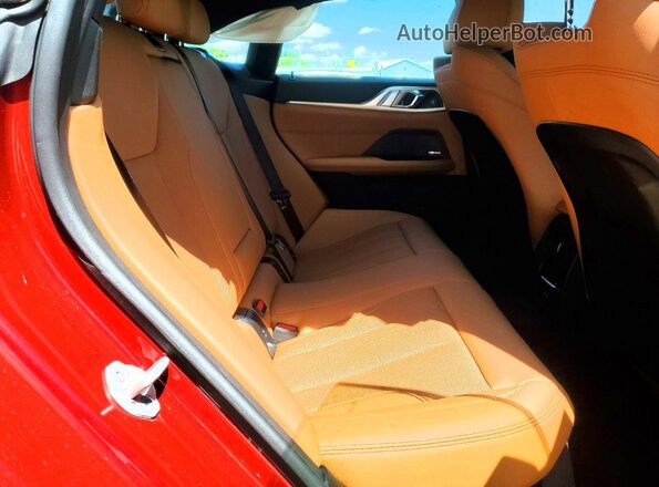WBY23HD02SFV62036 2025 BMW I4 Красный Вид задних сидений