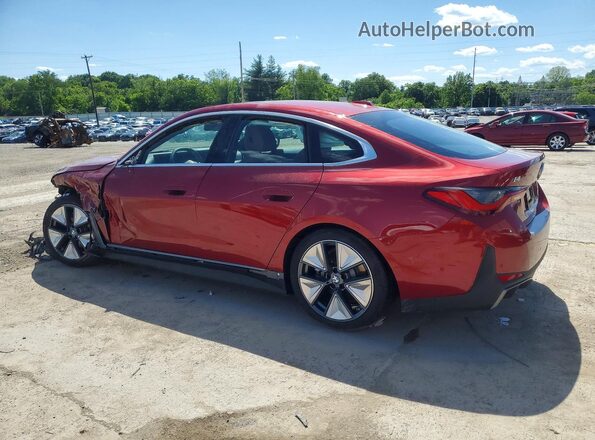 WBY23HD02SFV62036 2025 BMW I4 Красный Задняя левая четверть