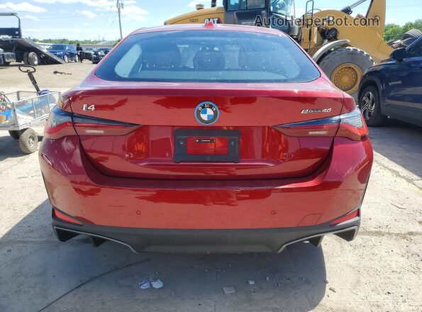 WBY23HD02SFV62036 2025 BMW I4 Красный Вид сзади