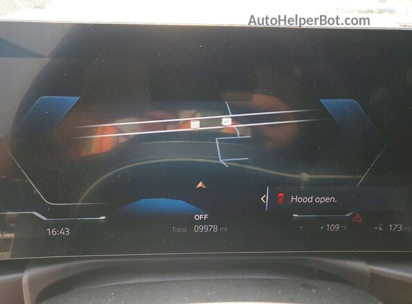 WBY23HD04SFU40858 2025 BMW I4 Black Вид щитка приладів