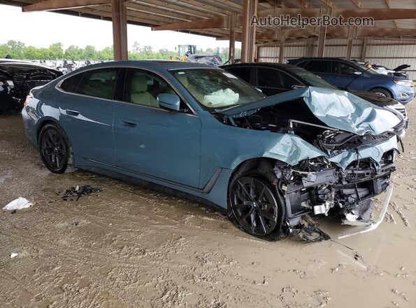 WBY23HD04SFV76388 2025 BMW I4 Teal Передня права чверть